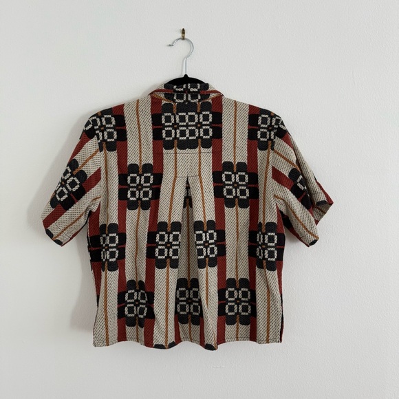 Ace & Jig murphy shirt | fall 23 | redwood - redwood / s | ace&jig - Picture 4 of 5